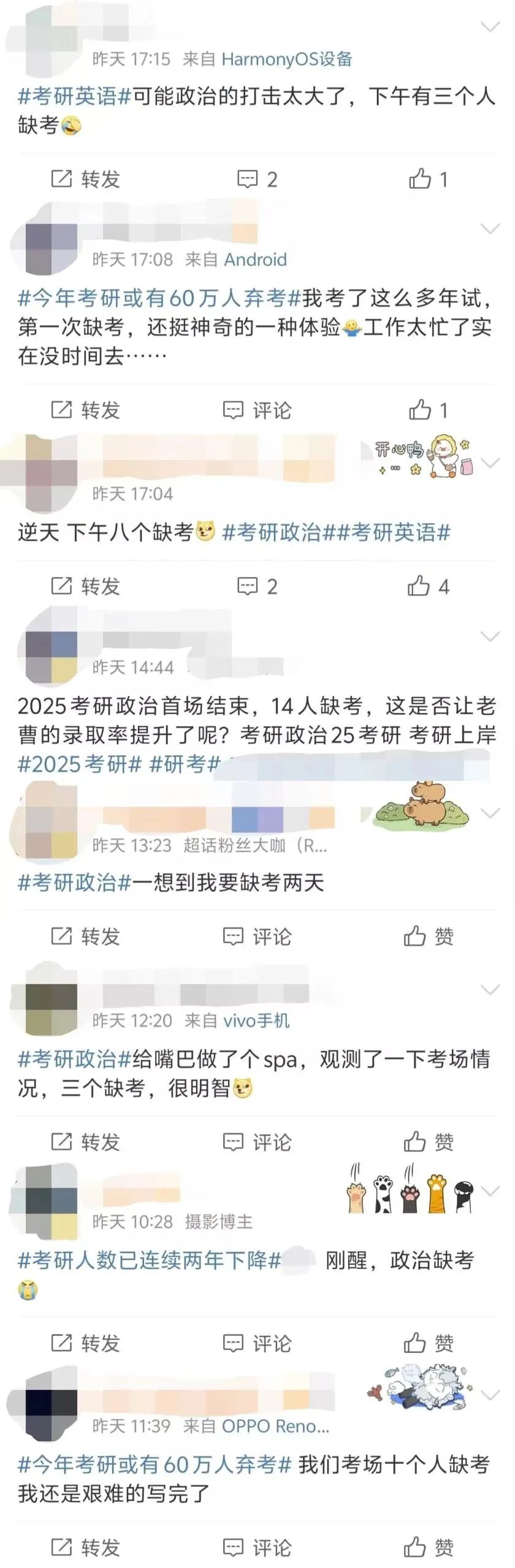 2025考研棄考人數(shù)！